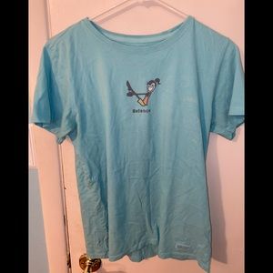 LIFE IS GOOD yoga shirt